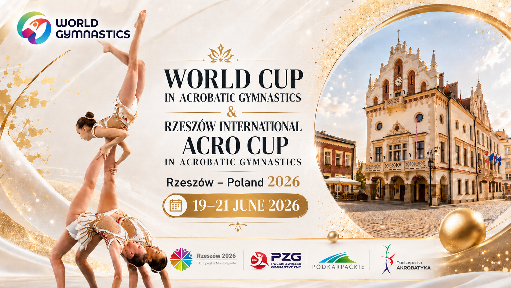 World Cup & Rzeszów International Acro Cup in Acrobatic Gymnastics – Rzeszów, Poland, 19–21 June 2026